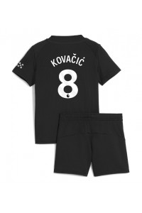 Manchester City Mateo Kovacic #8 Babytruitje Uit tenue Kind 2025-26 Korte Mouw (+ Korte broeken)